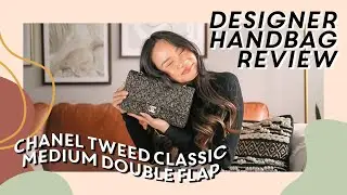 ОБЗОР ДИЗАЙНЕРСКОЙ СУМКИ - Chanel Tweed Classic Medium Double Flap | Victoria Hui