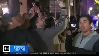 USA Men&rsquo;s Hockey team celebrates Olympic gold With Miami fans