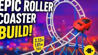 🔥 Epic K&rsquo;NEX Roller Coaster Build! Motorized Star Shooter Ride DIY Toy Unboxing 🎢 #imalidotcom