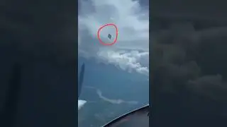 UFO filmed from Plane Window