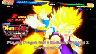Playing Dragon Ball Z Budokai Tenkaichi 2 Tournament 01