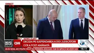 Decizia de suspendare a doi judecători CCR a fost amânată
