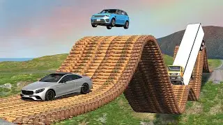 Cars vs Rollercoaster  - BeamNG Drive - 🔥 ULTIMATE Edition Compilation 2022