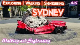 SYDNEY AUSTRALIA 4K WALK SIGHTSEEING EXPLORE TOUR | Dawes Point | Barangaroo Reserve | Millers Point