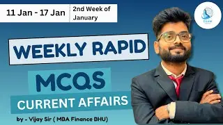 Weekly Current Affairs | ( 11 - 17 ) JAN 2nd Week | RRB CLERK MAINS | RAPID REVISION MCQs