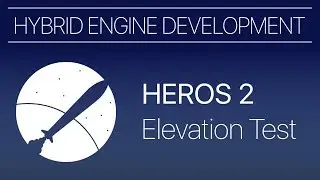 HyEnD - Hybrid Sounding Rocket HEROS 2 Launcher Elevation Test