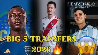 Argentine Transfer Market 2026 | River, Boca & the Big Five