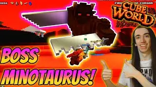 Riesiger Minotaurus Boss! - Cube World