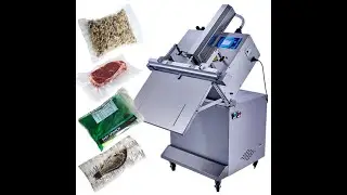 online broadcast! External vacuum sealer nitrogen filling vacuum packing machine with multi nozzles