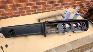 Installing a Stitched Leather Dashboard Cover | Ford Capri Mk3