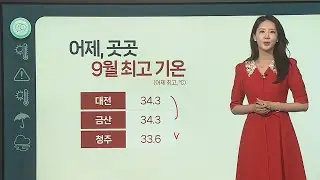 [날씨클릭] 전국 곳곳 폭염 특보 발효 중…짙은 안개 유의 / 연합뉴스TV (YonhapnewsTV)