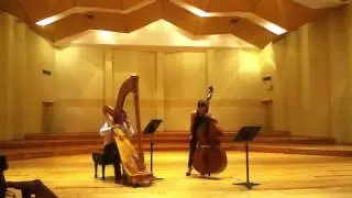 Sonata para contrabajo y arpa, David Anderson, I. mov.