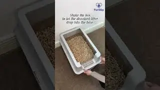 How to Use Furrbby Stainless Steel Sifting Litter Box  #cat #petcare #petlover #tutorial #unboxing
