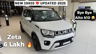 Bye bye alto k10 😂 New Ignis Zeta 2025 ❤️ Updated | New model Price #ignis 