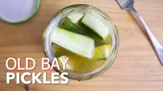 Old Bay Pickles - Spicy Pickles Recipe - Pepperscale