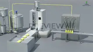 Ghee Processing Plant - 3D Animation