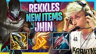 REKKLES IS A GOD WITH JHIN! | 🔥NEW ITEMS🔥 FNC Rekkles Plays Jhin ADC vs Syndra!  Season 2023