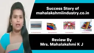 ExportersIndia Review by Mrs. Mahalakshmi | Successful Businessman of Stylish Stationery Items