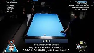 1100 & Under Scotch Doubles  @ Bull Shooters - Phoenix, AZ - 9 Ball/9ft - Day 2