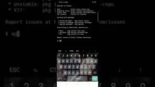 Termux pkg upgrade