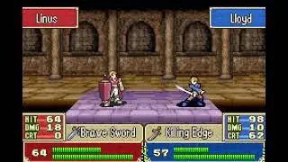 lloyd vs linus fire emblem 7 boss recruitment