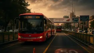 Tehran Bus Terminal Walking Tour 4K | Azadi Terminal | Iran
