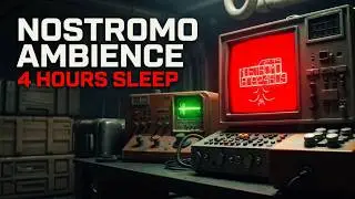 ALIEN Nostromo Ambience | MUTHUR Breathing Terminals | 4 Hours Sleep