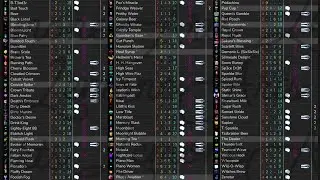 midnight bar menu (no music) 1 hour
