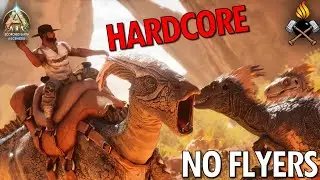 Прогресс на Scorched Earth в хардкорном режиме! [ARK: Scorched Earth - Hardcore No Flyers] E02