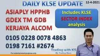 Daily KLSE Update - 12 April 2021 - ASIAPLY HPPHB GDEX TM GDB KERJAYA ALCOM (0105 0228 0078 4863..)