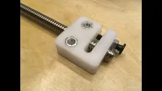 CNC Machining a Delrin Anti-backlash Nut