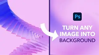 Turn Anything Image Into Background | One Minute Photoshop Hack