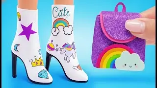 Барби срочно нужны туфли! Безумие DIY! 👠✨