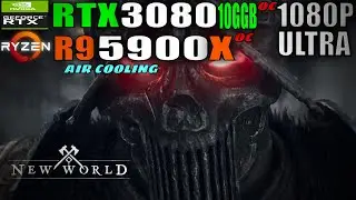 New World | RTX 3080 | Ryzen 9 5900X | 1080p (Ultra Settings) Benchmark