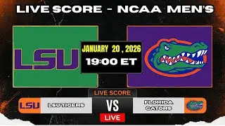 🔴 LIVE: LSU at Florida | NCAA Men's Basketball Scoreboard | SEC Matchup | Jan 20