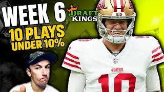 Week 6 NFL DFS Plays Under 10% Ownership | Draftkings and Fanduel