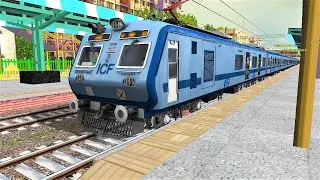 Borivali - Virar Special AC Slow local Running On Fast line. Msts Indian Railways.