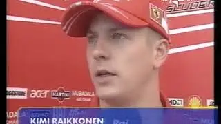 Jerez Test 2008 Kimi R&auml;ikk&ouml;nen walking barefoot!