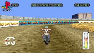 Motocross Mania 2 (PS1 Gameplay)