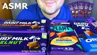 DAIRYMILK CHOCOLATE PARTY ASMR (EATING CHOCOLATE DAIRY MILK MUKBANG)