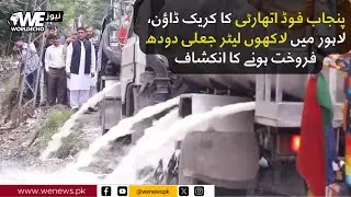 Punjab Food Authority Crackdown | Millions of Liters of Fake Milk Sold in Lahore Exposed | WE NEWS