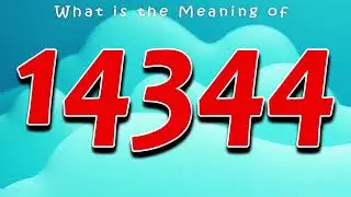 What is the Meaning of 14344