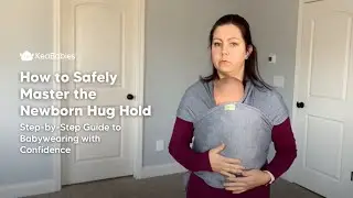 Инструкция по удержанию новорожденного в переноске-слинге Baby Wrap