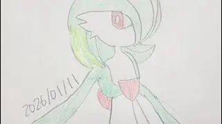 No.282.サーナイトを描きました。 #gardevoir  #ポケモン #pokemon