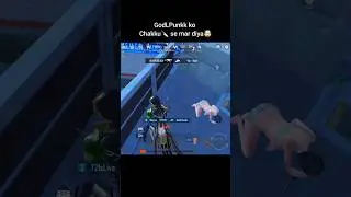 GodLPunkk ko chaku 🔪 se mar diya😅 #godlike #godlpunkk #jonathan #bgmi #pubg #funny