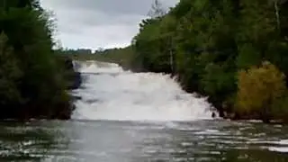 Kinkaid Lake Spillway Waterfall