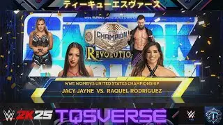 Джейси Джейн против Ракель Родригес (C). Революция SMACKDOWN. WWE 2K25. TQS