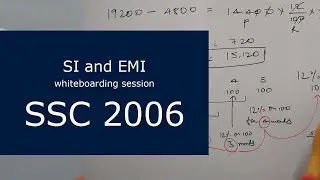 [Из SSC 2006] Человек дает взаймы 9000 ₹ при условии, что заем будет выплачен в течение 10 месяцев...