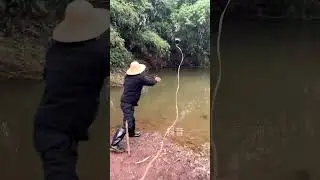 A large fish cage allowing you to take home both big and small fish#My country life#Catchi