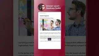 Intranet Launch Phases #intranet #microsoft